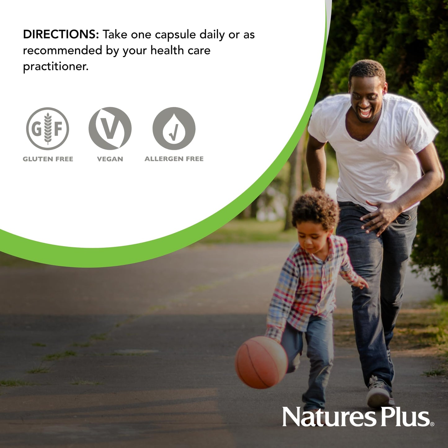 Natures Plus Turmeric 400 mg - 95% Curcumin | 60 Vegan Capsules