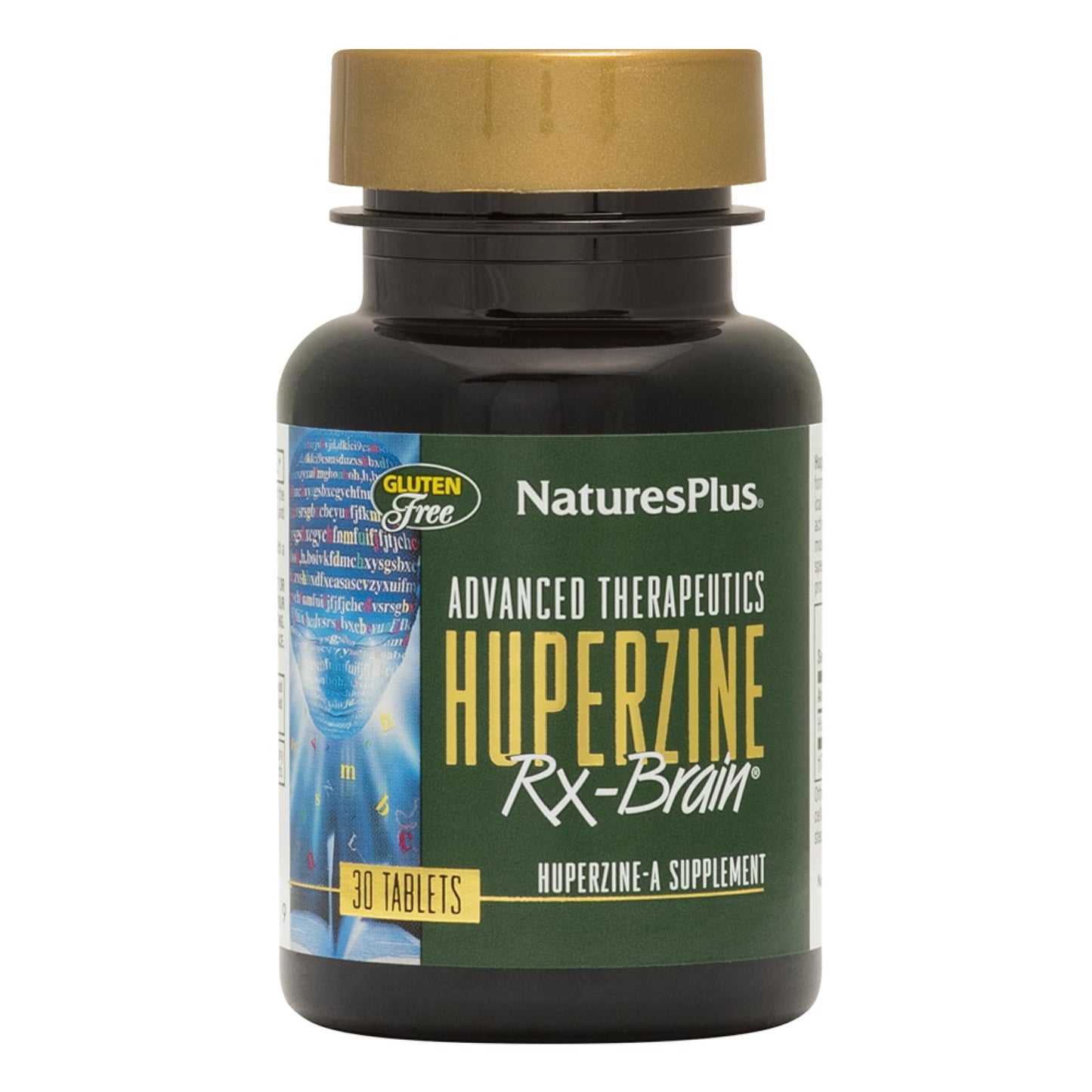 Natures Plus Huperzine Rx-Brain – 50 mcg, 30 Vegetarian Tablets for Brain Support