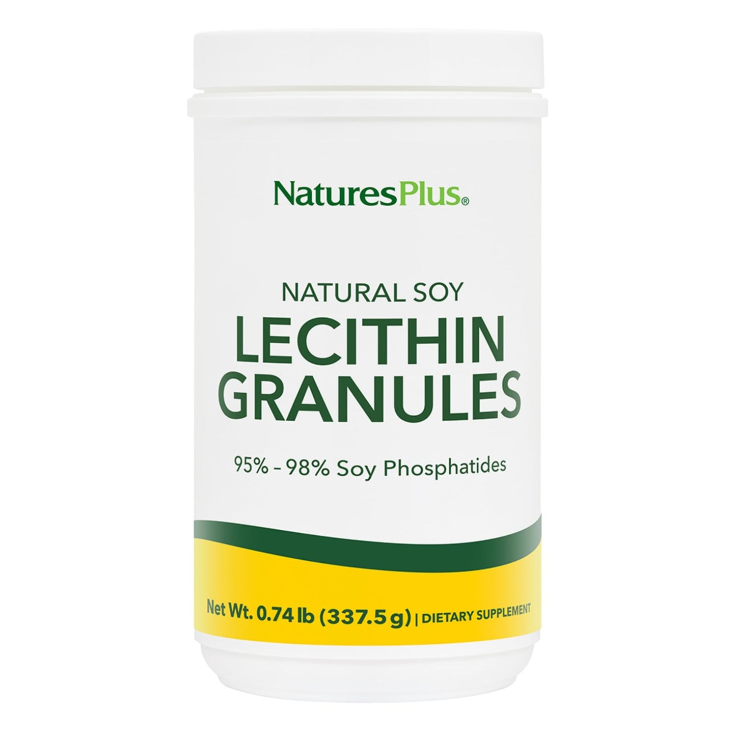 Natures Plus Lecithin Granules 12 oz – 95% Soy Phosphatides, Oil-Free, Vegetarian, Gluten-Free