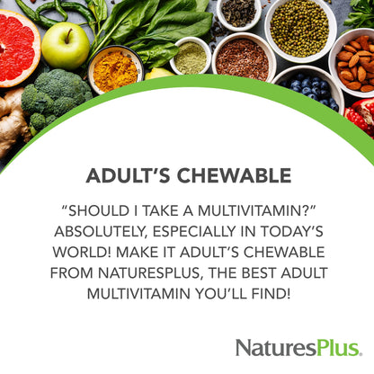 Natures Plus Pineapple Chewable Multivitamin - 90 Vegetarian Tablets