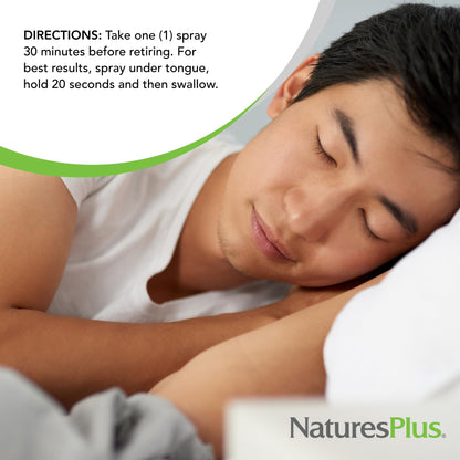 Natures Plus Melatonin Lipoceutical Spray - 1.5 mg, 2 fl oz, Peppermint Flavor