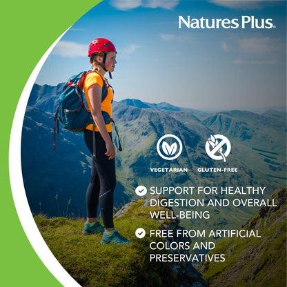 Natures Plus Papaya Enzyme - 6 mg Papain | All-Natural Digestive Aid (180 Chewables)
