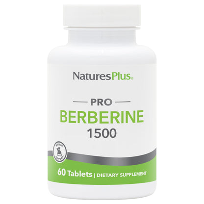 Natures Plus PRO Berberine 1500 mg - 60 Tablets | Supports Healthy Metabolism