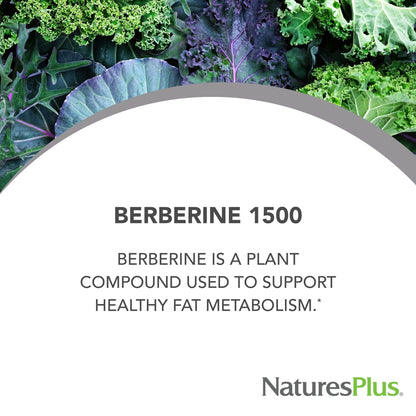 Natures Plus PRO Berberine 1500 mg - 60 Tablets | Supports Healthy Metabolism