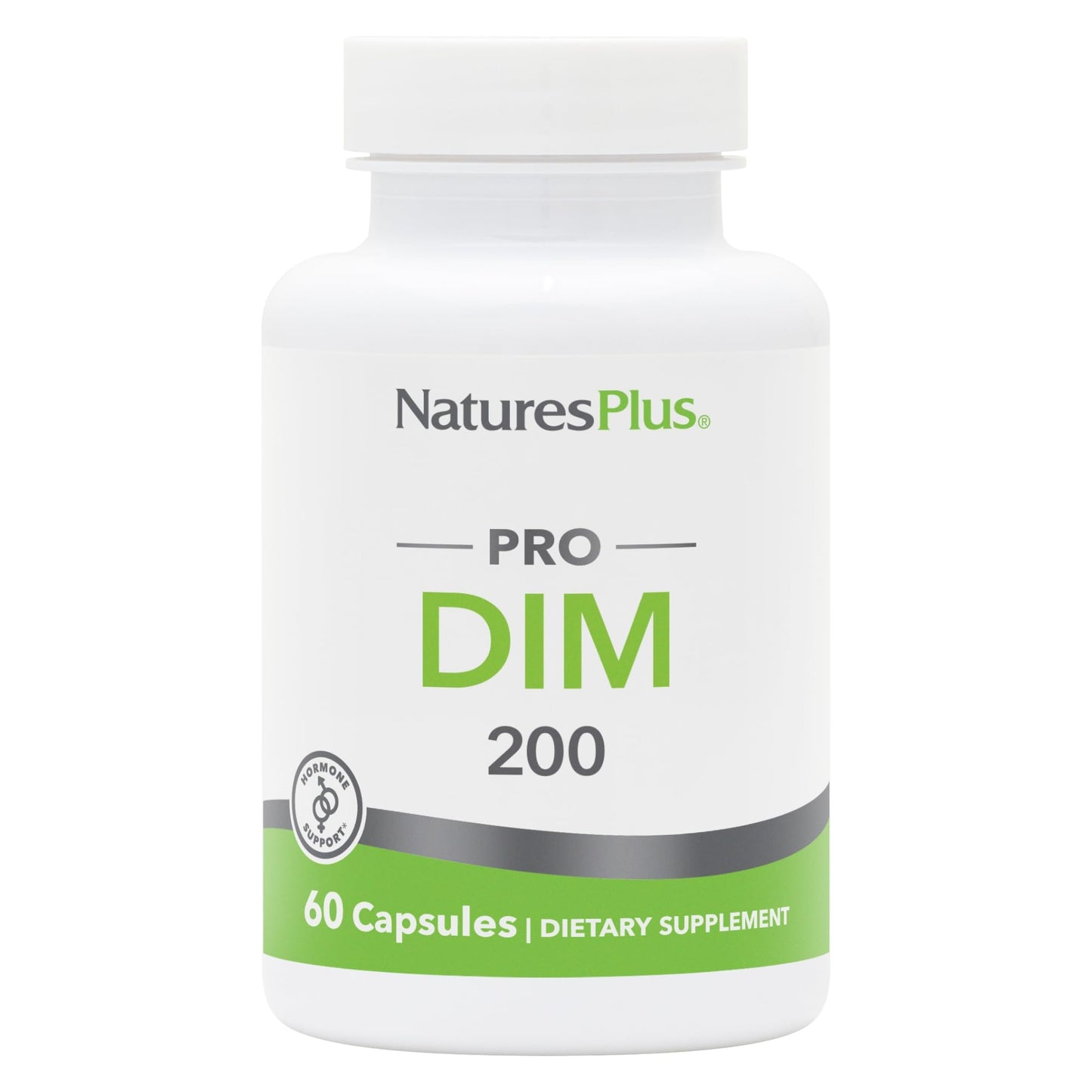 Natures Plus PRO DIM 200 mg - 60 Capsules | Supports Estrogen Balance | Vegan & Gluten Free