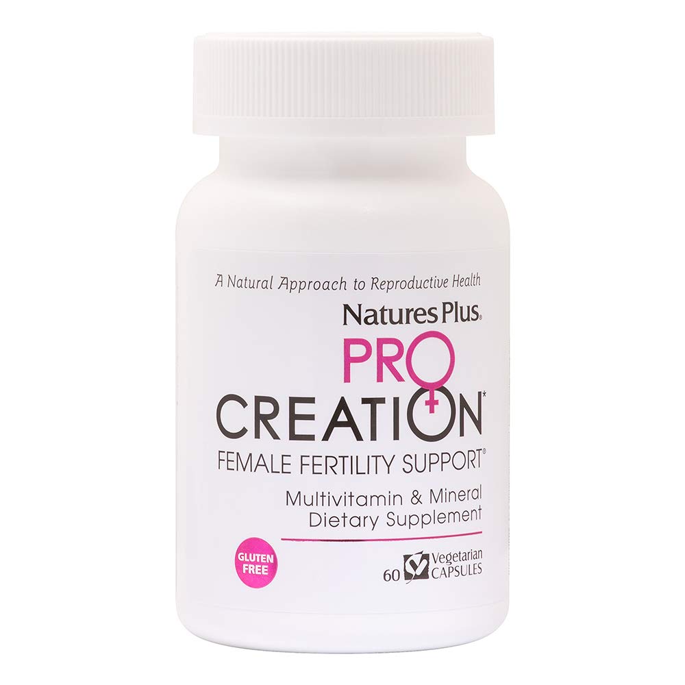 Natures Plus Procreation Women - 60 Vegetarian Capsules | Natural Fertility Support