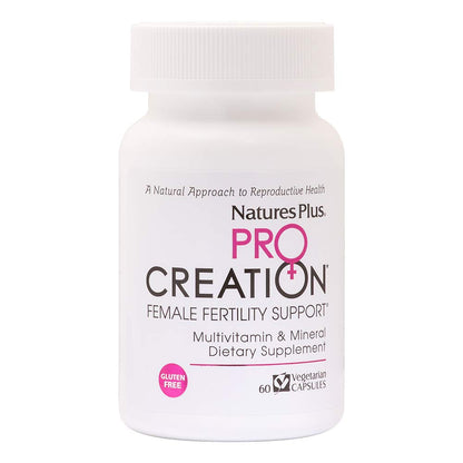 Natures Plus Procreation Women - 60 Vegetarian Capsules | Natural Fertility Support