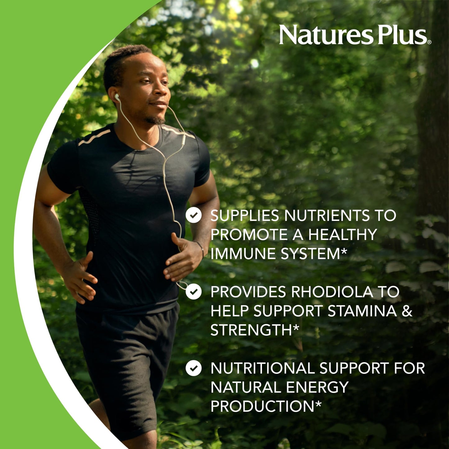Natures Plus Source of Life Men Multivitamin - 60 Veg Tablets | Whole Food, Gluten Free