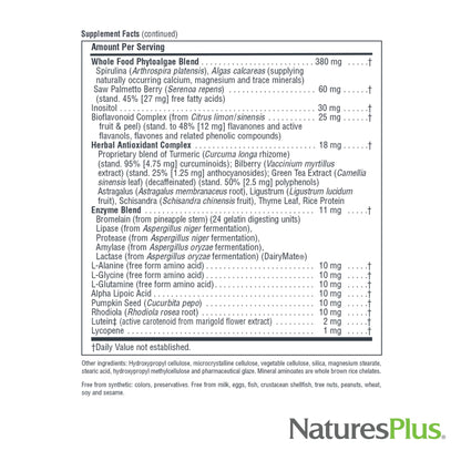 Natures Plus Source of Life Men Multivitamin - 60 Veg Tablets | Whole Food, Gluten Free