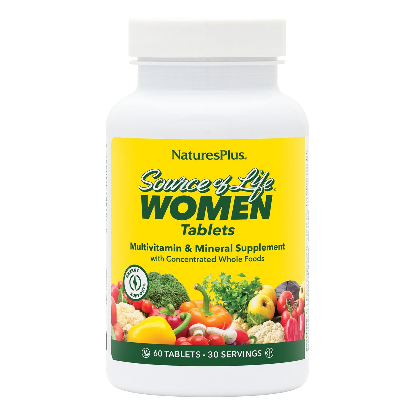 Natures Plus Source of Life Women - 60 Vegetarian Tablets | Multivitamin