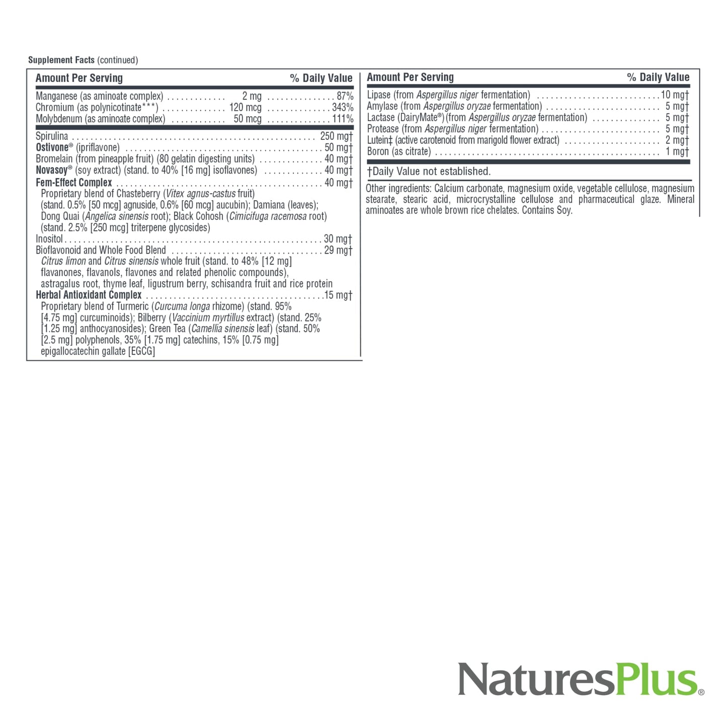 Natures Plus Source of Life Women - 60 Vegetarian Tablets | Multivitamin