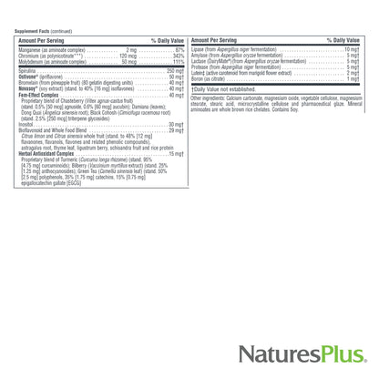 Natures Plus Source of Life Women - 60 Vegetarian Tablets | Multivitamin