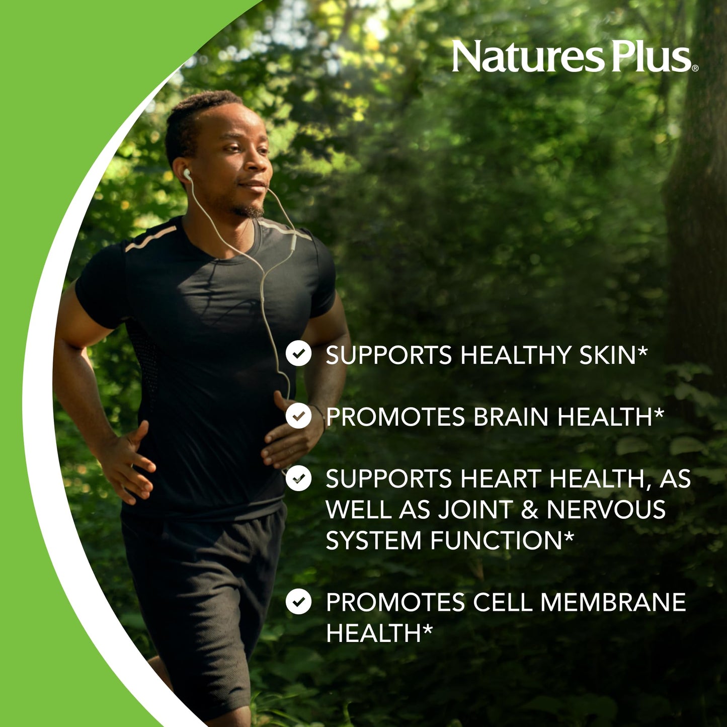 Natures Plus Ultra Omega 3-6-9 1200 mg | 60 Softgels | Borage, Fish & Flax Oil | Gluten-Free