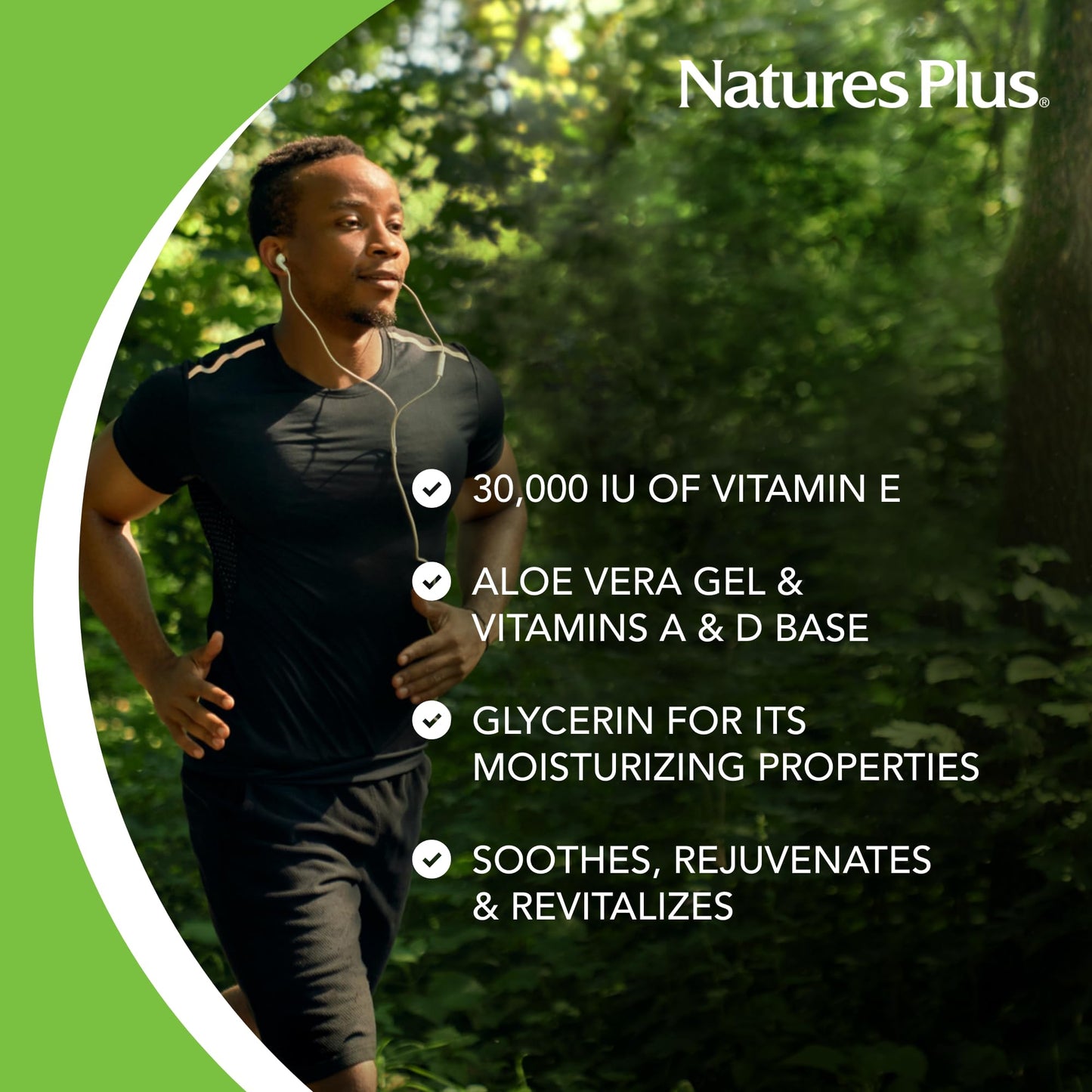 Natures Plus Vitamin E Cream – 30,000 IU, 2.2 oz | Moisturizes Dry Skin | Vegan & Paraben-Free