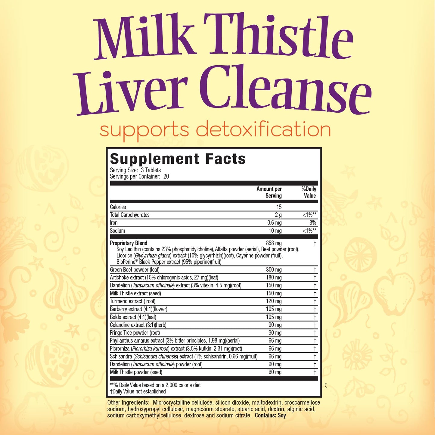 Nature's Secret Milk Thistle Liver Cleanse - 60 Tablets | Liver Health