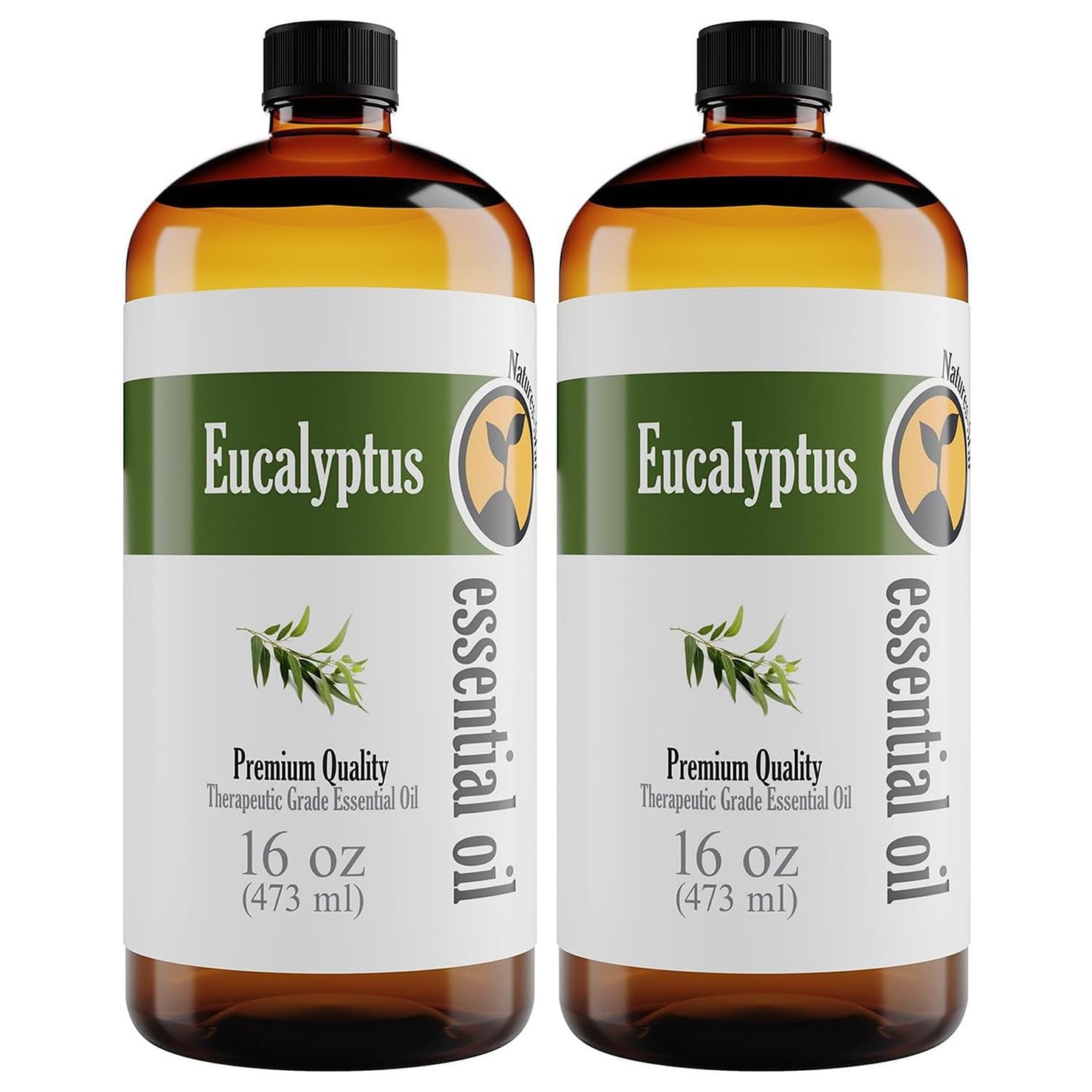 Natures-Star 16 oz Eucalyptus Essential Oil – 16 Fl Oz (Pack of 2)