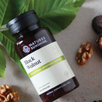 Nature's Sunshine Black Walnut 100 Capsules - All-Natural Herbal Support