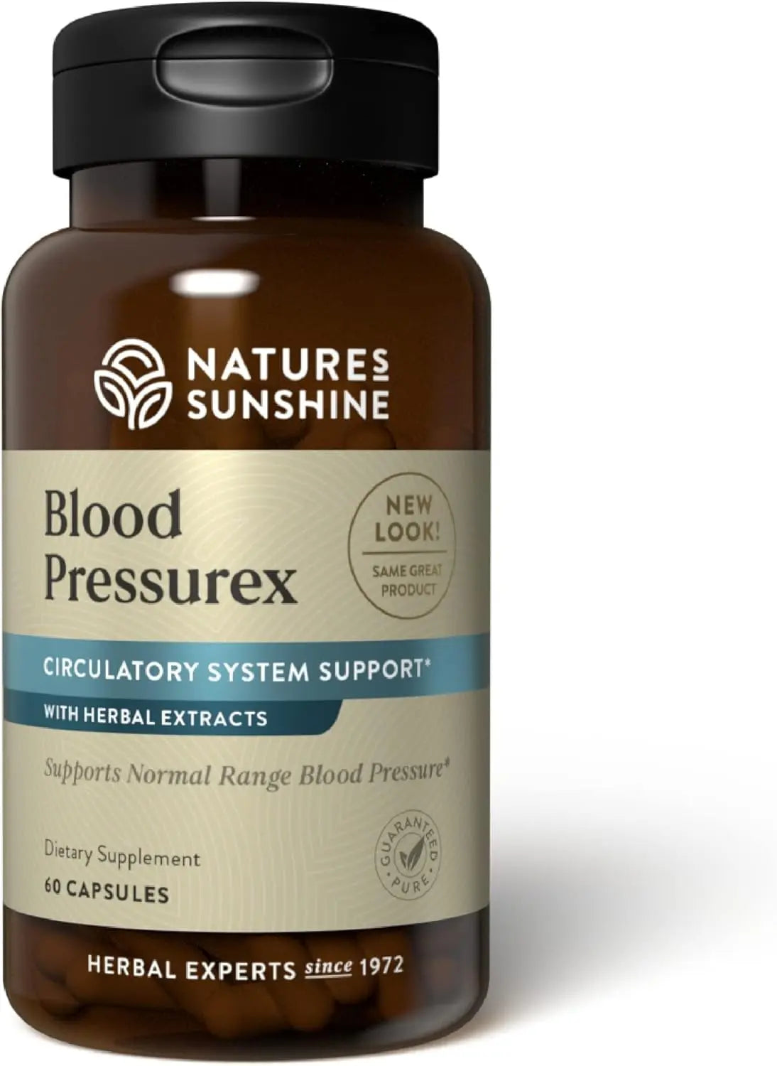 Nature's Sunshine Blood Pressurex 60 Capsules – Supports Normal Blood Pressure Range BritishVita | Premium UK Vitamins & Wellness Supplements