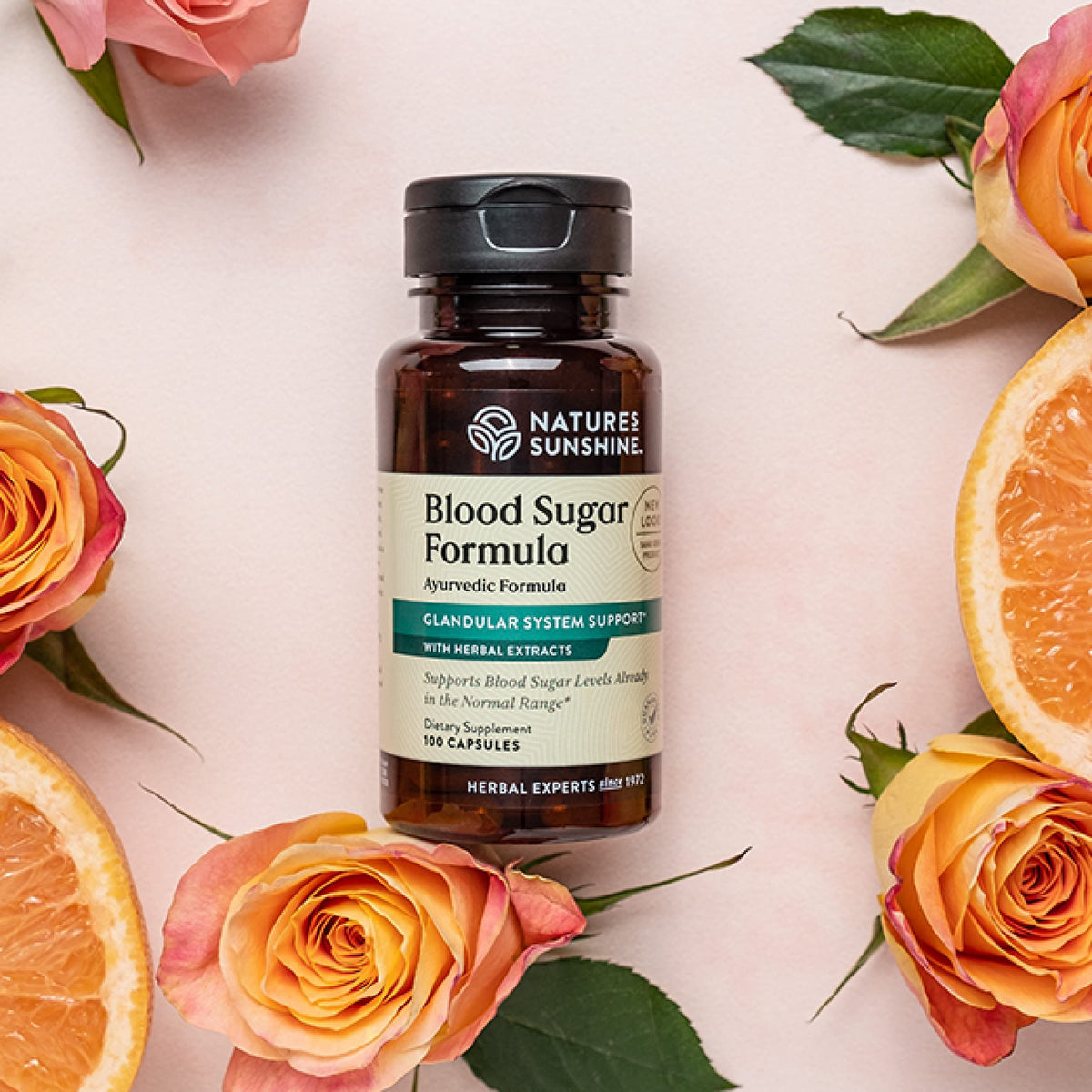 Nature's Sunshine Blood Sugar Formula, 100 caps | Herbal Blood Sugar Support BritishVita | Premium UK Vitamins & Wellness Supplements