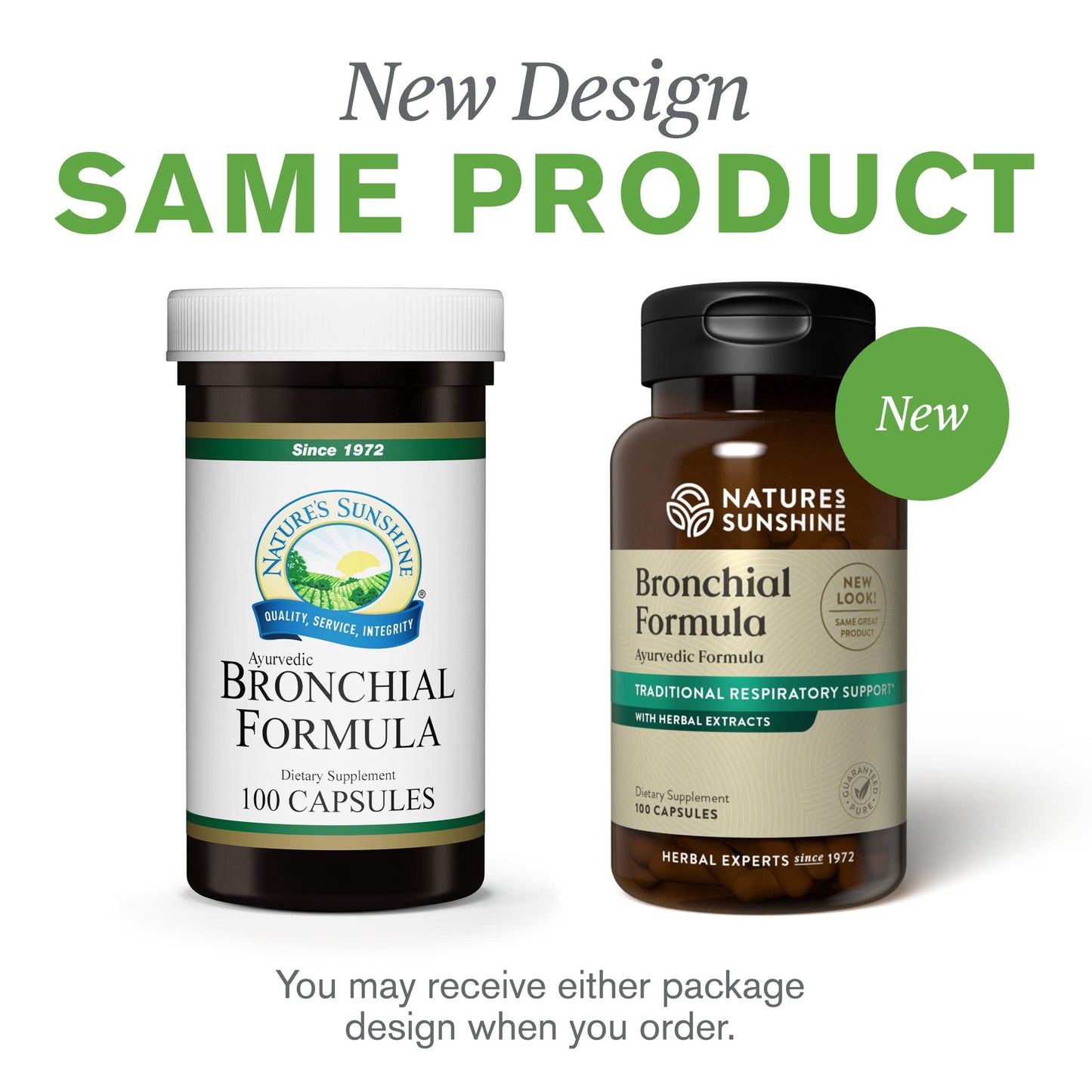 Nature's Sunshine Bronchial Formula, 100 Capsules - Herbal Health