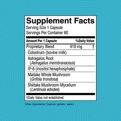 Nature's Sunshine Colostrum with Immune Factors - 60 Capsules | Immune & Gut Health