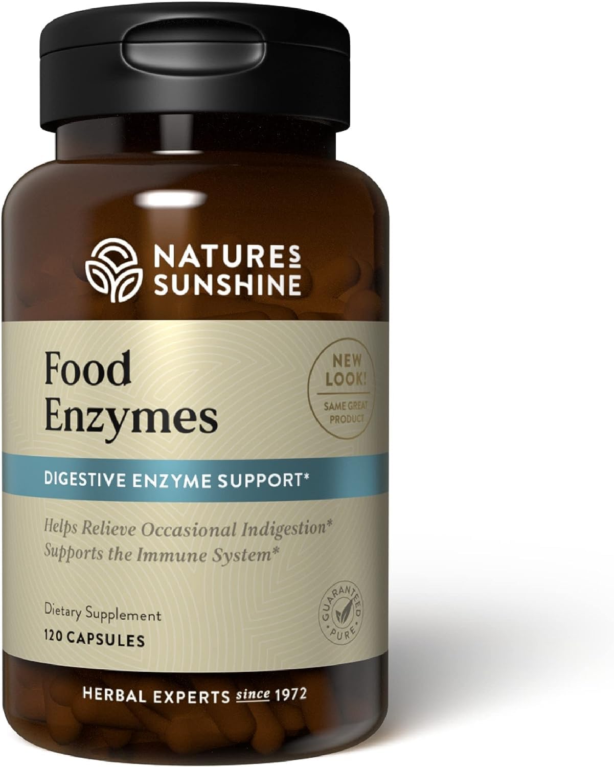 Nature's Sunshine Food Enzymes - Digestive Support with Prebiotics and Probiotics