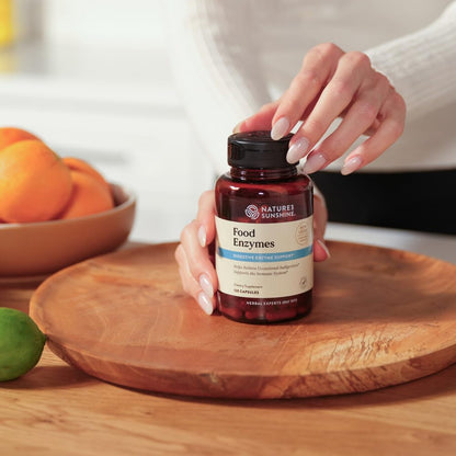 Nature's Sunshine Food Enzymes - Digestive Support with Prebiotics and Probiotics