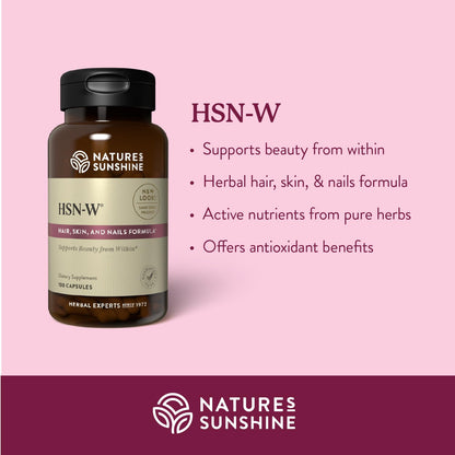 Nature's Sunshine HSN-W 100 Capsules | Premium Herbal Vitamin