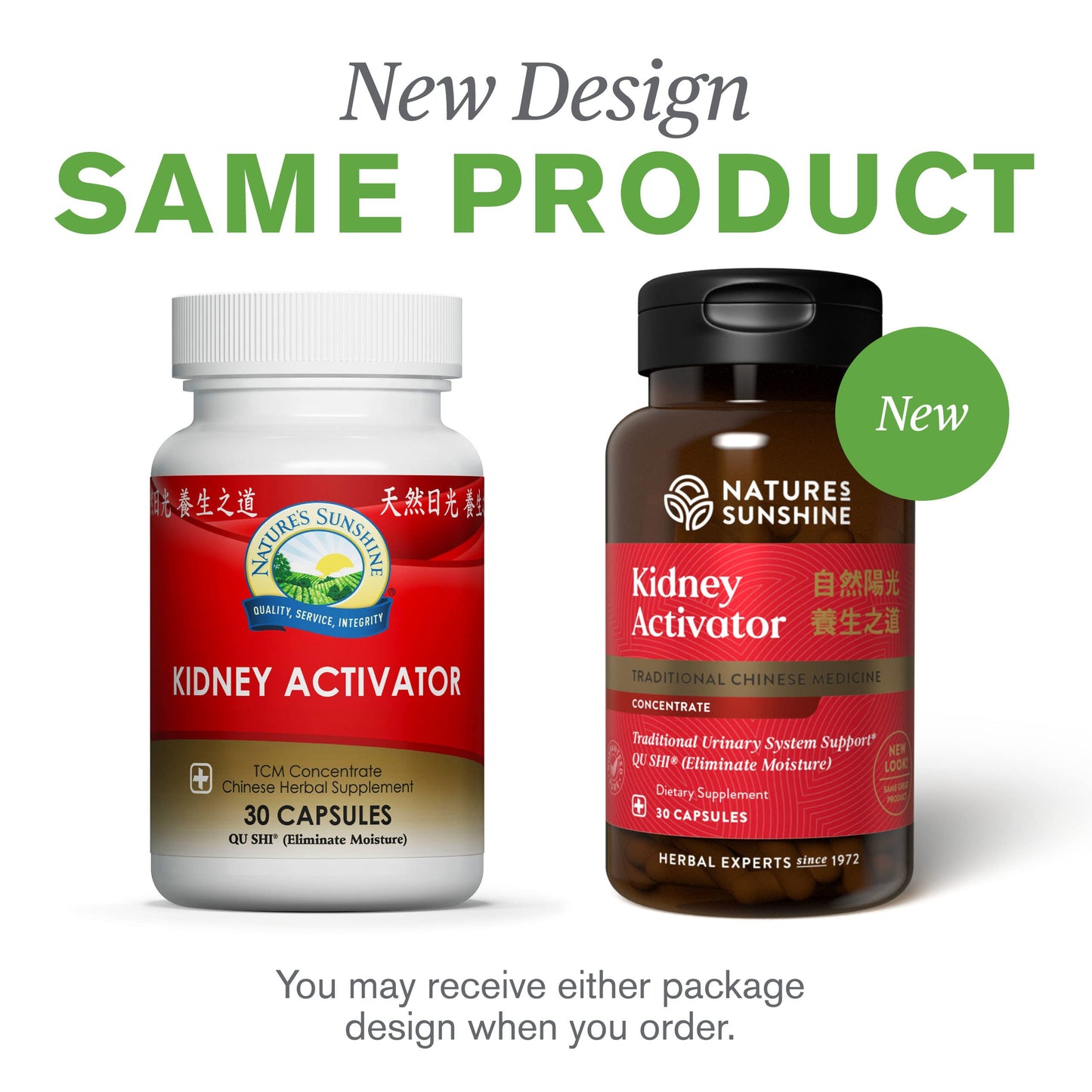 Nature's Sunshine Kidney Activator TCM Concentrate - 30 Capsules | Chinese Kidney Support & Urine Flow