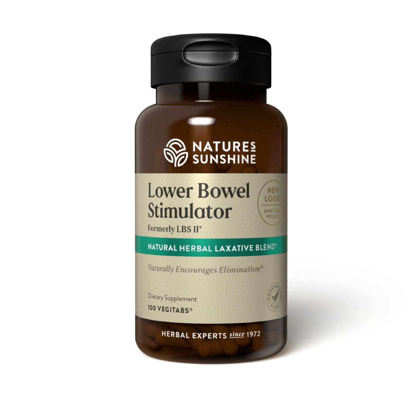 Nature's Sunshine Lower Bowel Stimulator - Gentle Herbal Support for Regularity | 25 Servings