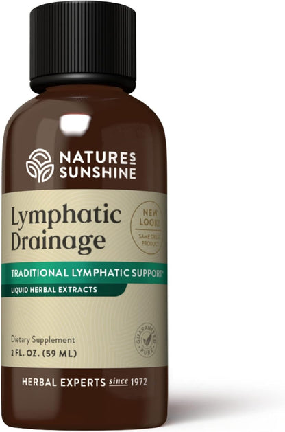 Nature's Sunshine Lymphatic Drainage Drops, 2 Fl Oz | Supports Lymphatic Function