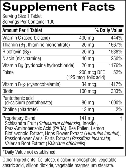 Nature's Sunshine Nutri-Calm – Herbal Stress Relief & Mood Support Supplement (100 Count) BritishVita | Premium UK Vitamins & Wellness Supplements