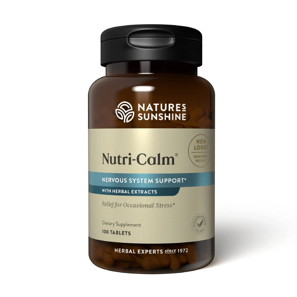 Nature's Sunshine Nutri-Calm – Herbal Stress Relief & Mood Support Supplement (100 Count) BritishVita | Premium UK Vitamins & Wellness Supplements