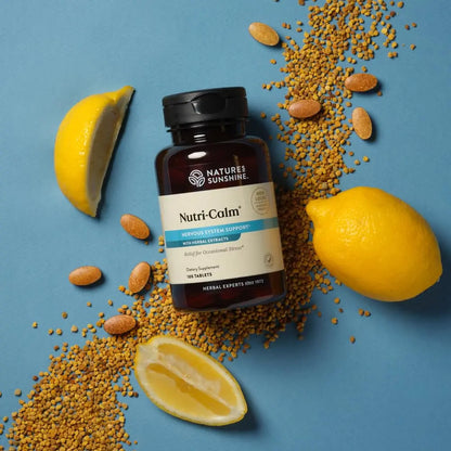 Nature's Sunshine Nutri-Calm – Herbal Stress Relief & Mood Support Supplement (100 Count) BritishVita | Premium UK Vitamins & Wellness Supplements