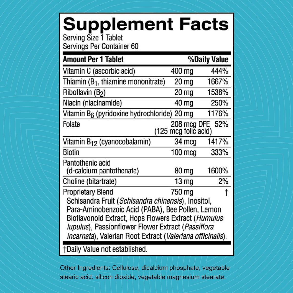 Nature's Sunshine Nutri-Calm – 60 Tablets | Natural Calm Support BritishVita | Premium UK Vitamins & Wellness Supplements