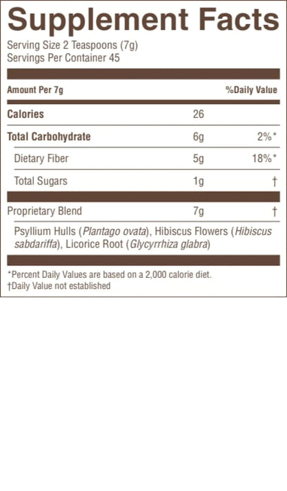 Nature's Sunshine Psyllium Hulls Combination 11 Oz - Natural Fiber Support