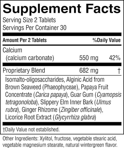 Nature's Sunshine Stomach Comfort – 60 Chewable Tablets for Digestive Support & Acid Neutralization