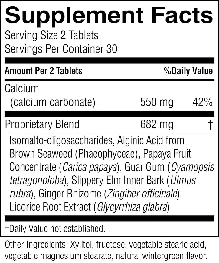 Nature's Sunshine Stomach Comfort – 60 Chewable Tablets for Digestive Support & Acid Neutralization