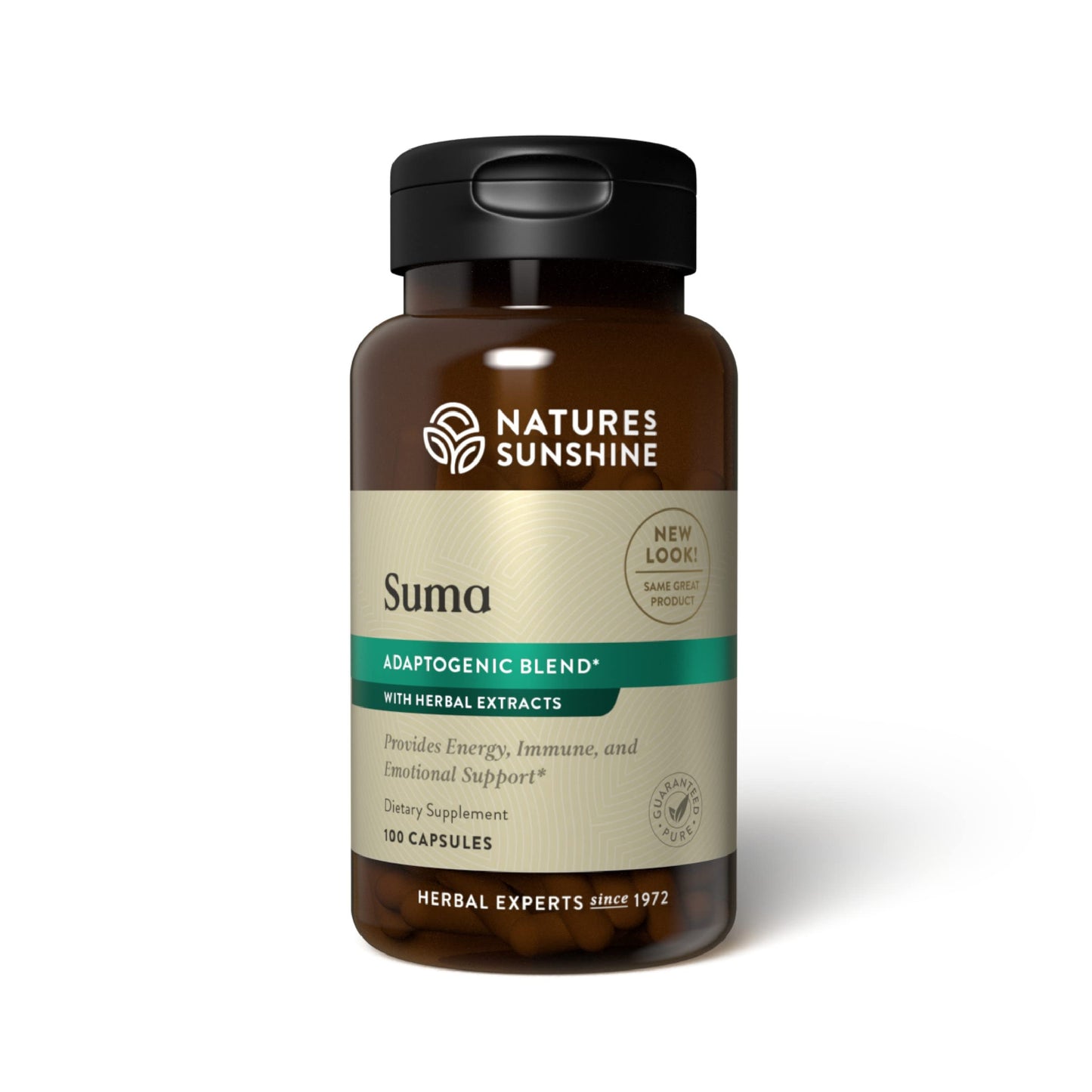 Nature's Sunshine Suma Combination, 100 Capsules | Immune Support & Energy with Six Adaptogenic Herbs