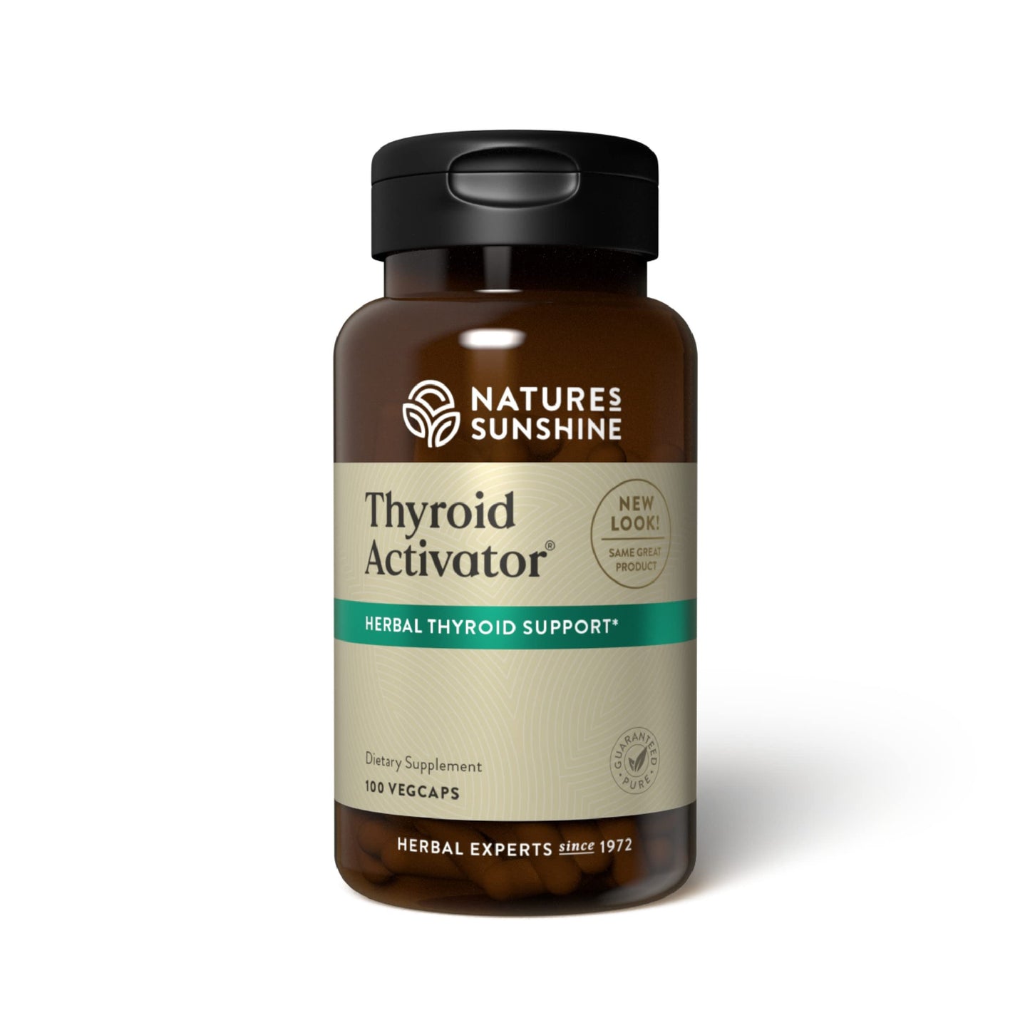 Nature's Sunshine Thyroid Activator 100 Capsules | Herbal Thyroid Support