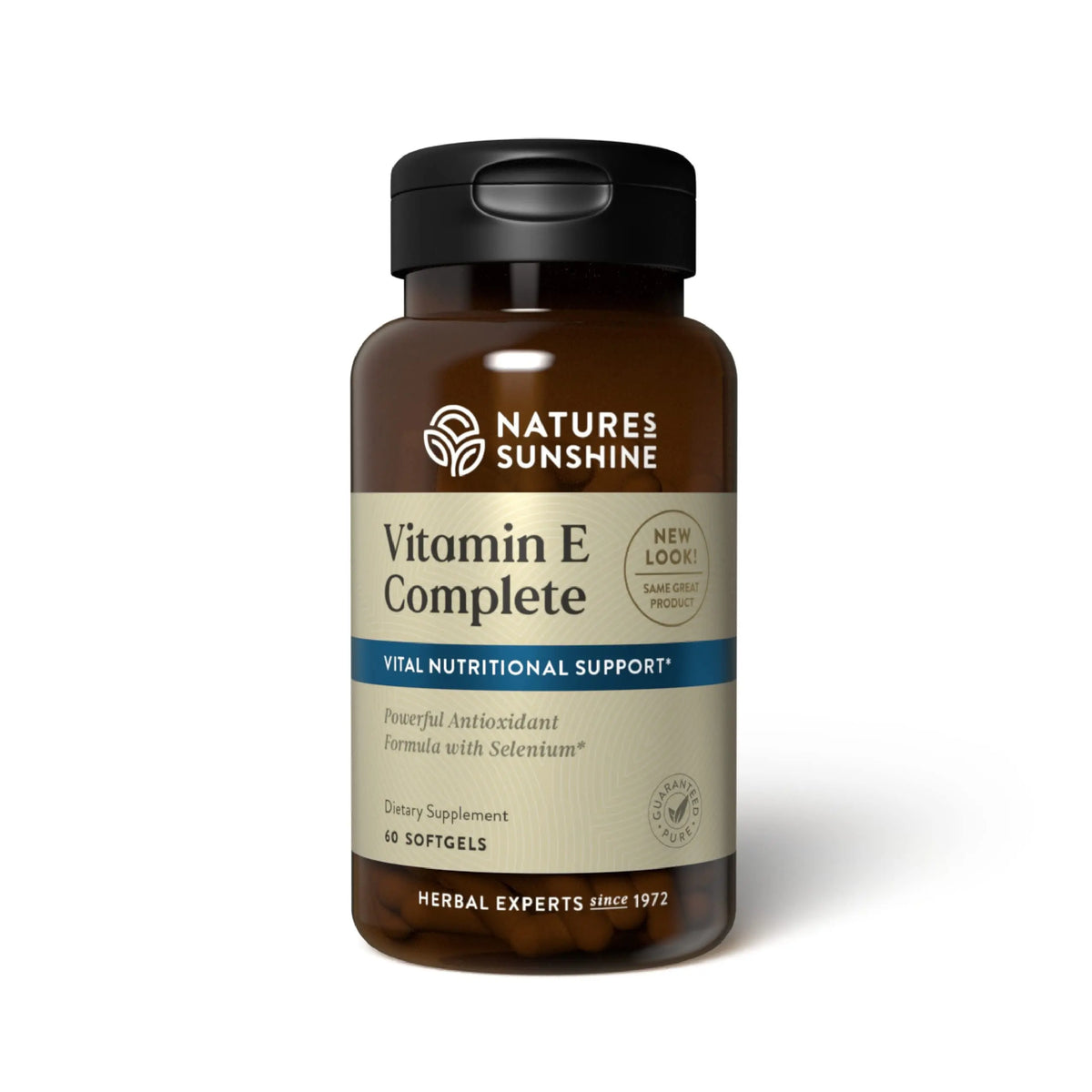 Nature's Sunshine Vitamin E Complete with Selenium | 60 Softgels – All Eight Vitamin E Molecules BritishVita | Premium UK Vitamins & Wellness Supplements