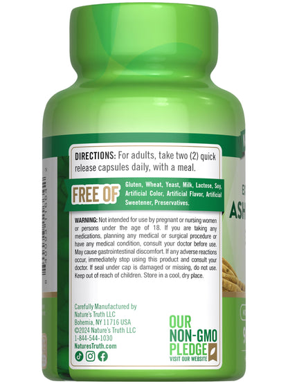 Nature's Truth Ashwagandha Capsules 3000mg – Extra Strength (90 Count) Pack of 2 | Black Pepper, Non-GMO & Gluten Free