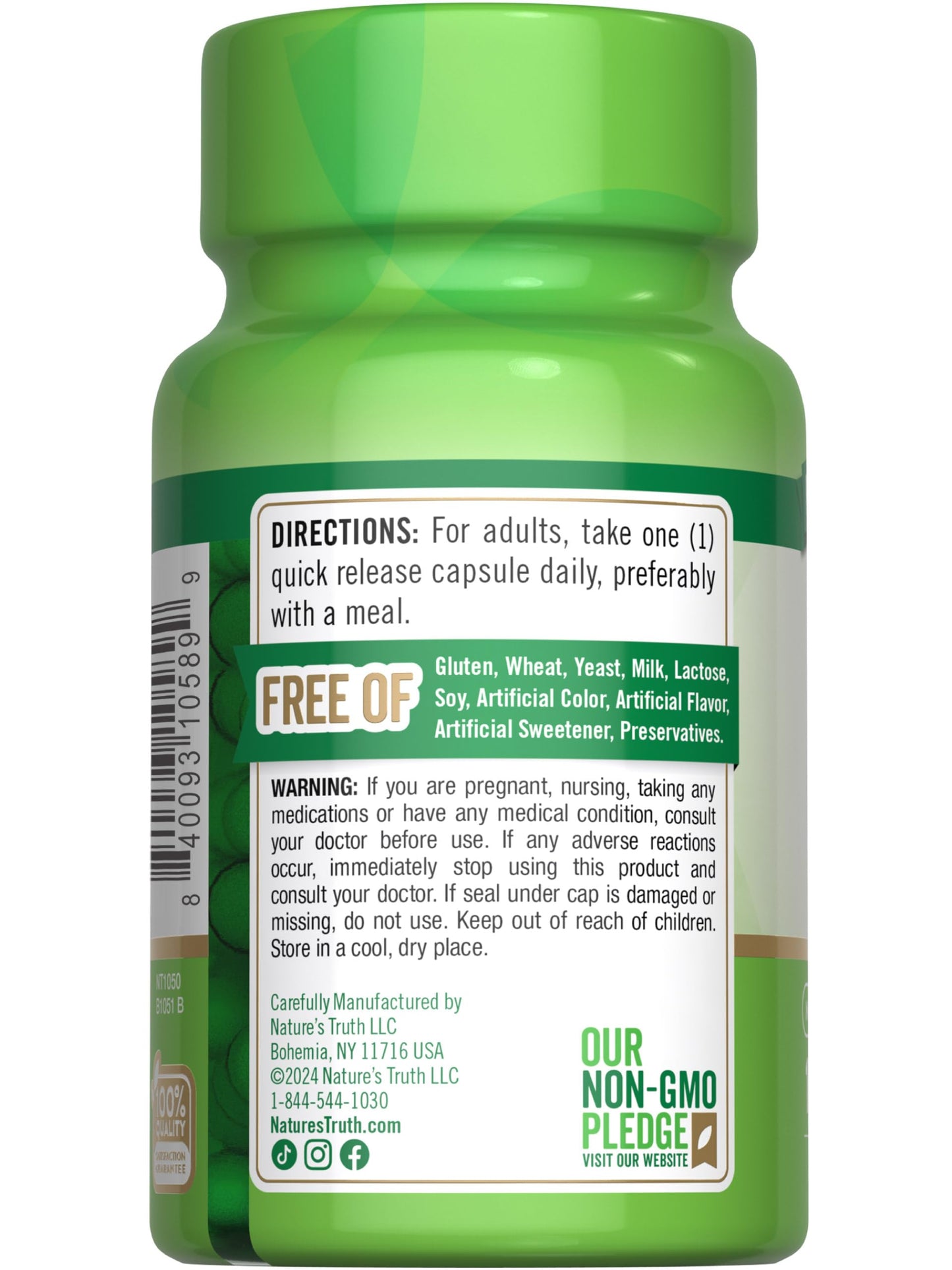 Nature's Truth B2 Vitamin 100mg - 100 Capsules | Non-GMO & Gluten Free Riboflavin (Pack of 2)