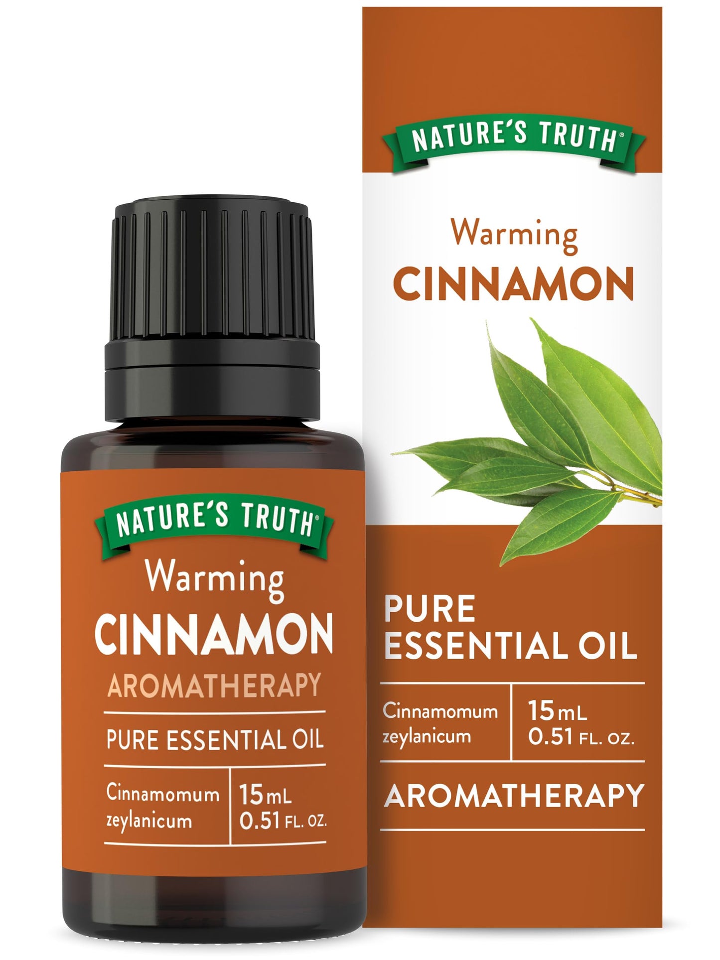 Nature's Truth Cinnamon Essential Oil - 15 mL | Diffuser & Aromatherapy