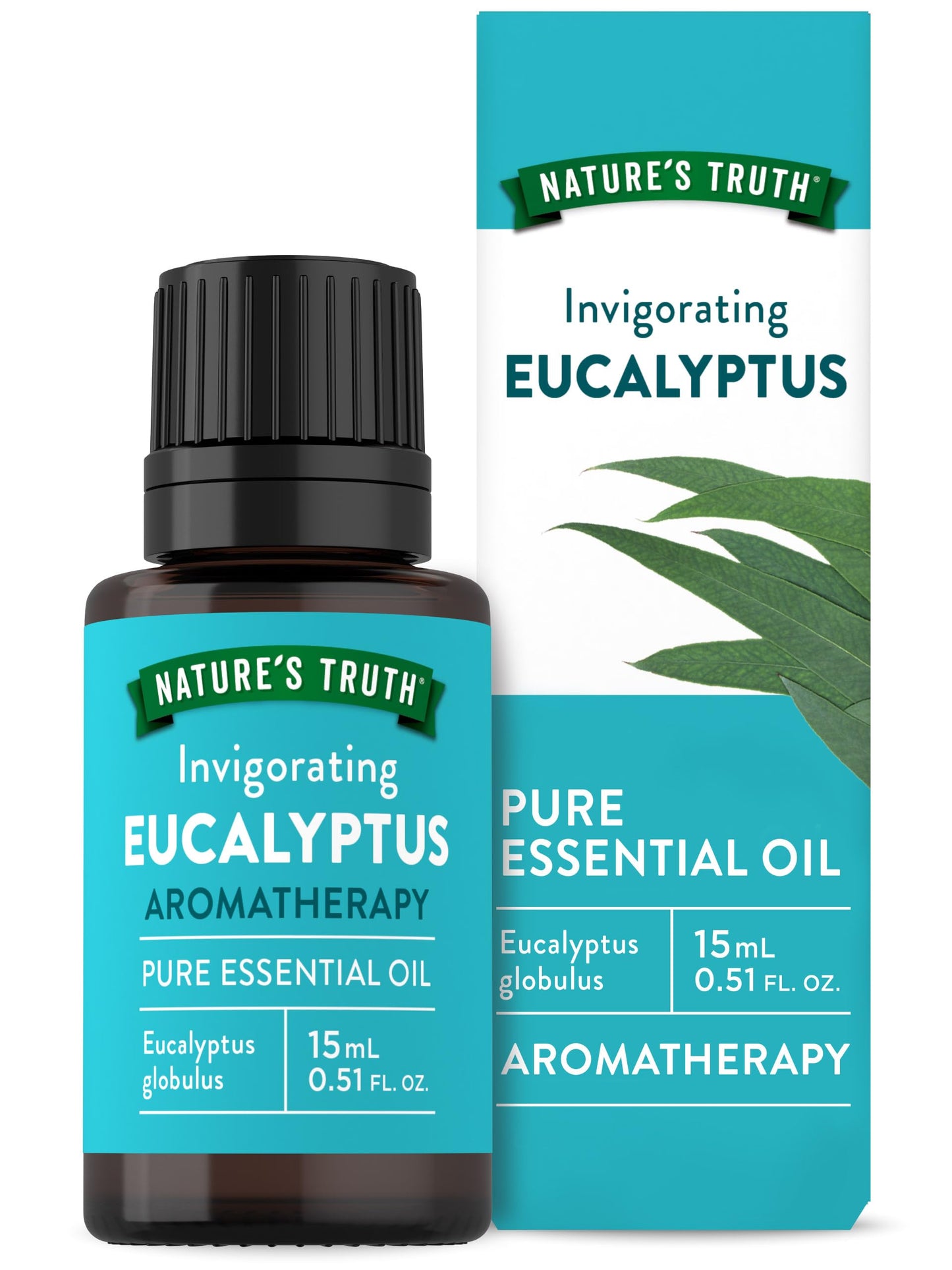 Nature's Truth Eucalyptus Essential Oil 15 mL - Diffuser, Aromatherapy, Massage