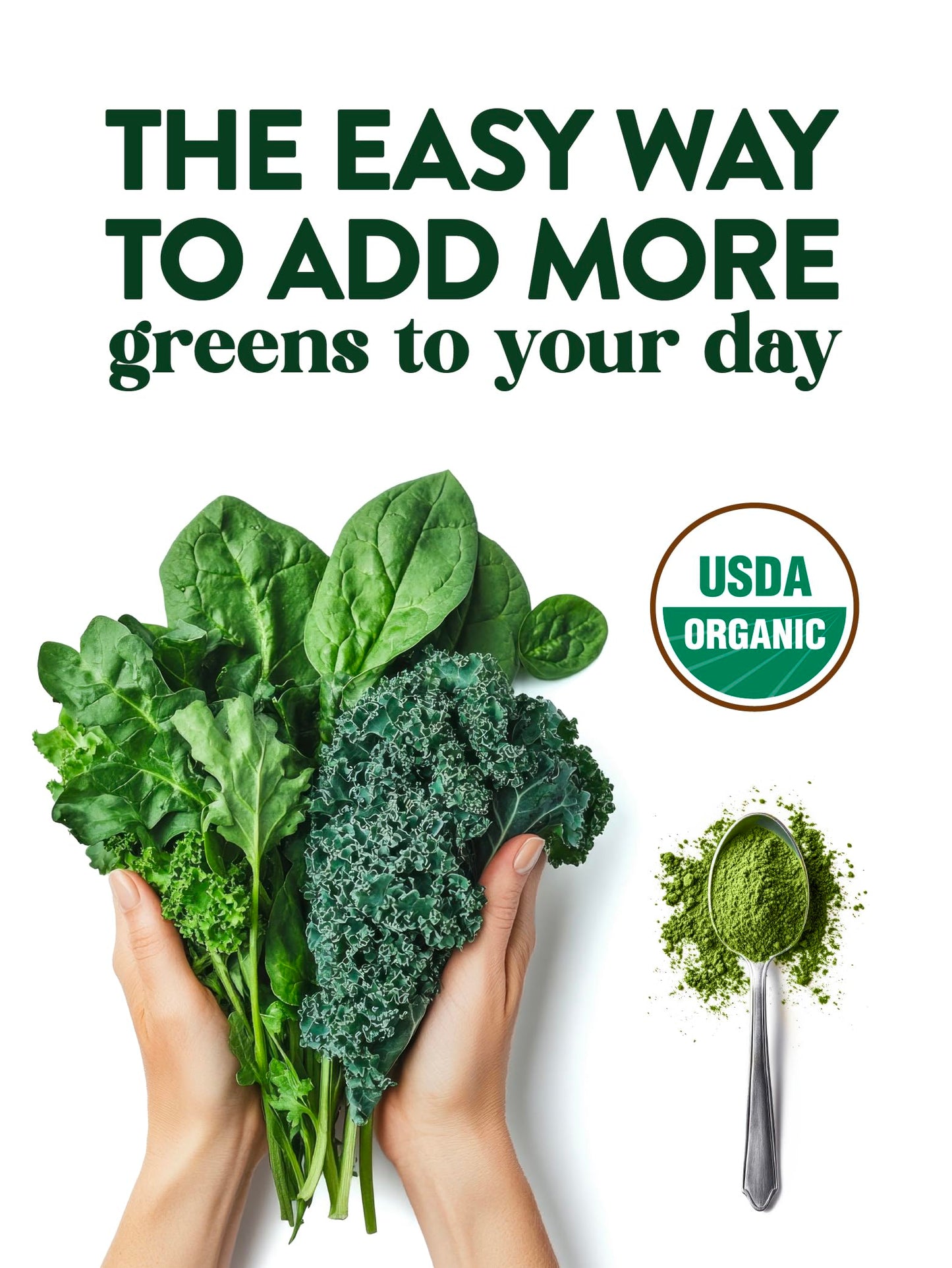 Nature's Truth Organic Greens Blend Powder – 20+ Superfoods, Vegan & Gluten Free