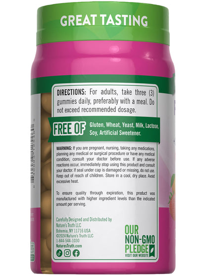 Nature's Truth Prenatal Gummies – DHA & Folic Acid, 60 Count, Fruit Flavor, Gluten Free