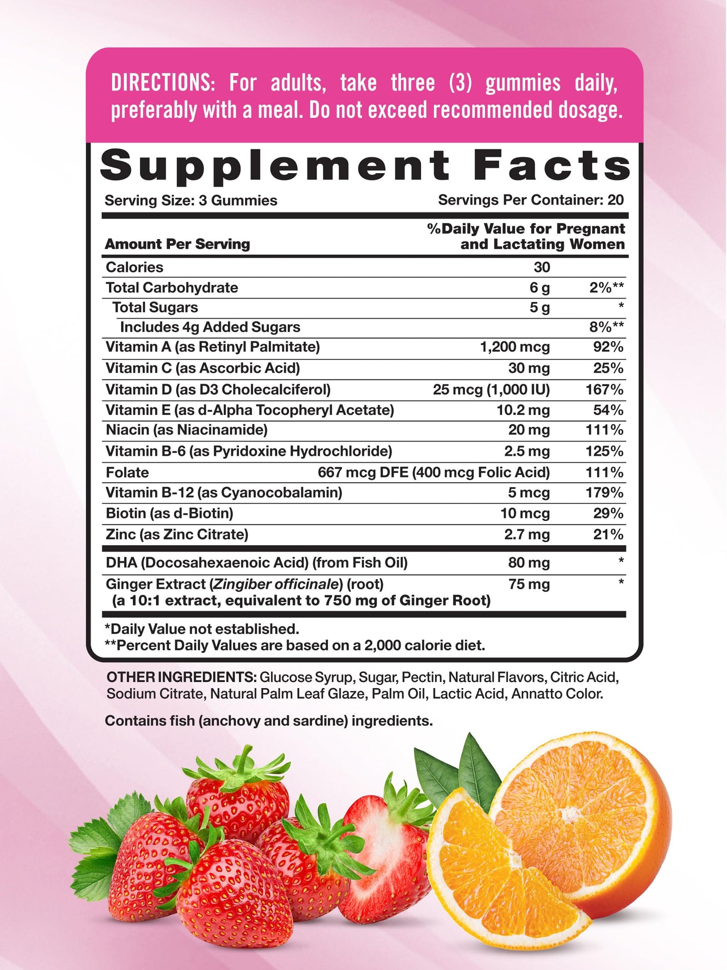 Nature's Truth Prenatal Gummies – DHA & Folic Acid, 60 Count, Fruit Flavor, Gluten Free