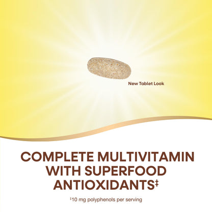 Nature's Way Alive! Men's Complete Multivitamin – Energy & Muscle Support, Gluten Free, 130 Tablets (Packaging May Vary)