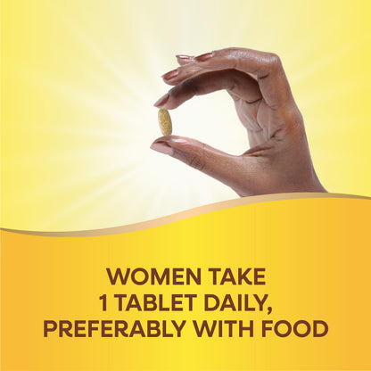 Nature's Way Alive! Women's Daily Multivitamin – High Potency for Energy & Muscle Support | 60 Tablets